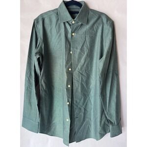 Banana‎ Republic Men Green Button Up Long Sleeve Shirt Sz S